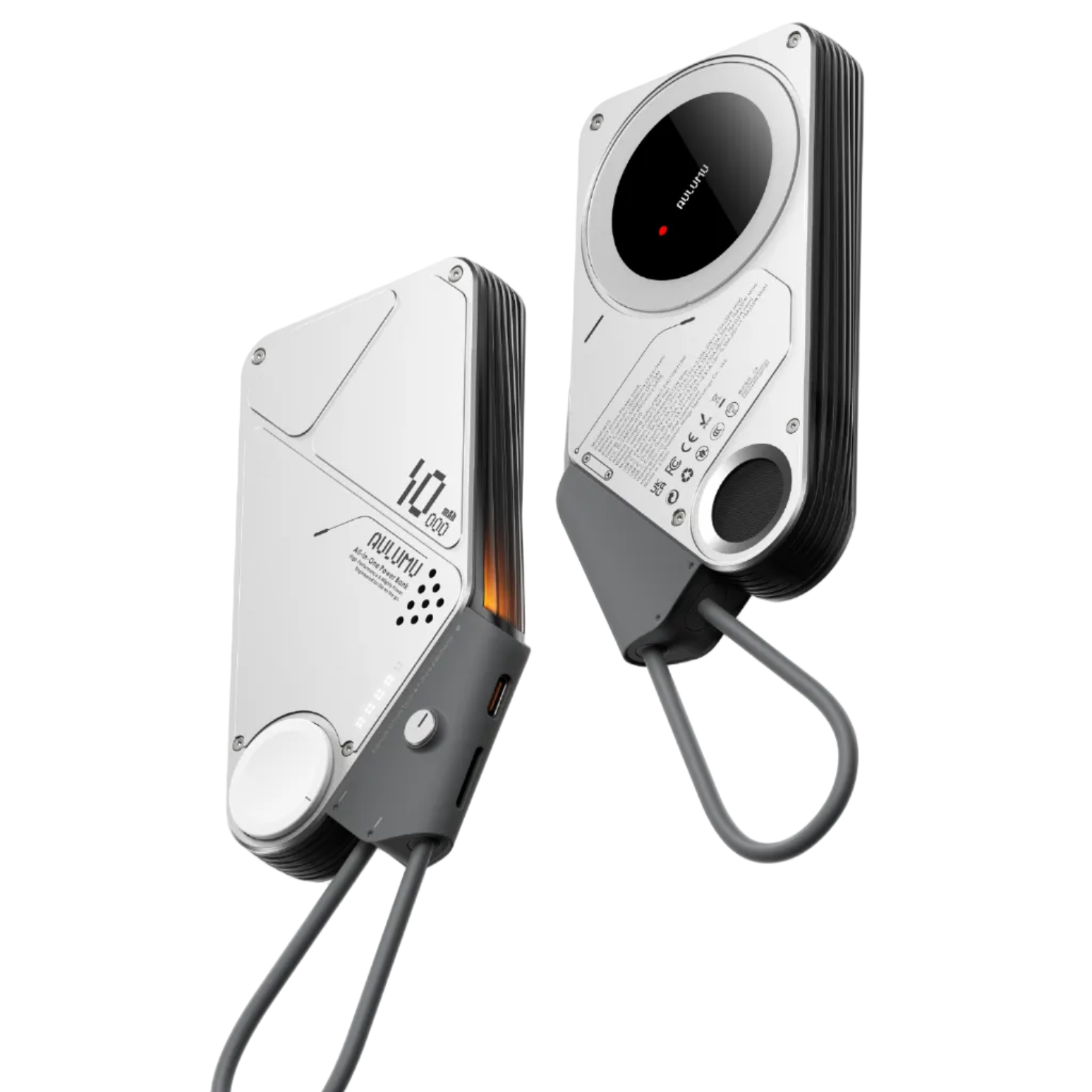 aulumu M10 35W USB‑C PD 內置充電線／掛繩設計｜一體式收納