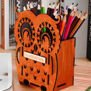 ATOMSTACK P1 雕刻材料展示：木材／皮革／塗層金屬／石材等