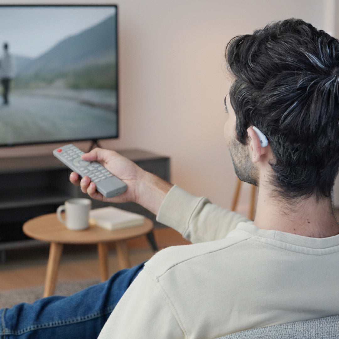 XROUND HEAR PRO 指向性聚焦模式 前方人聲強化示意