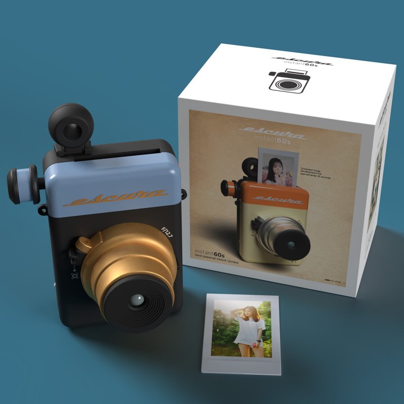 ESCURA Instant 60s 手動即影即有相機 連外置閃光燈