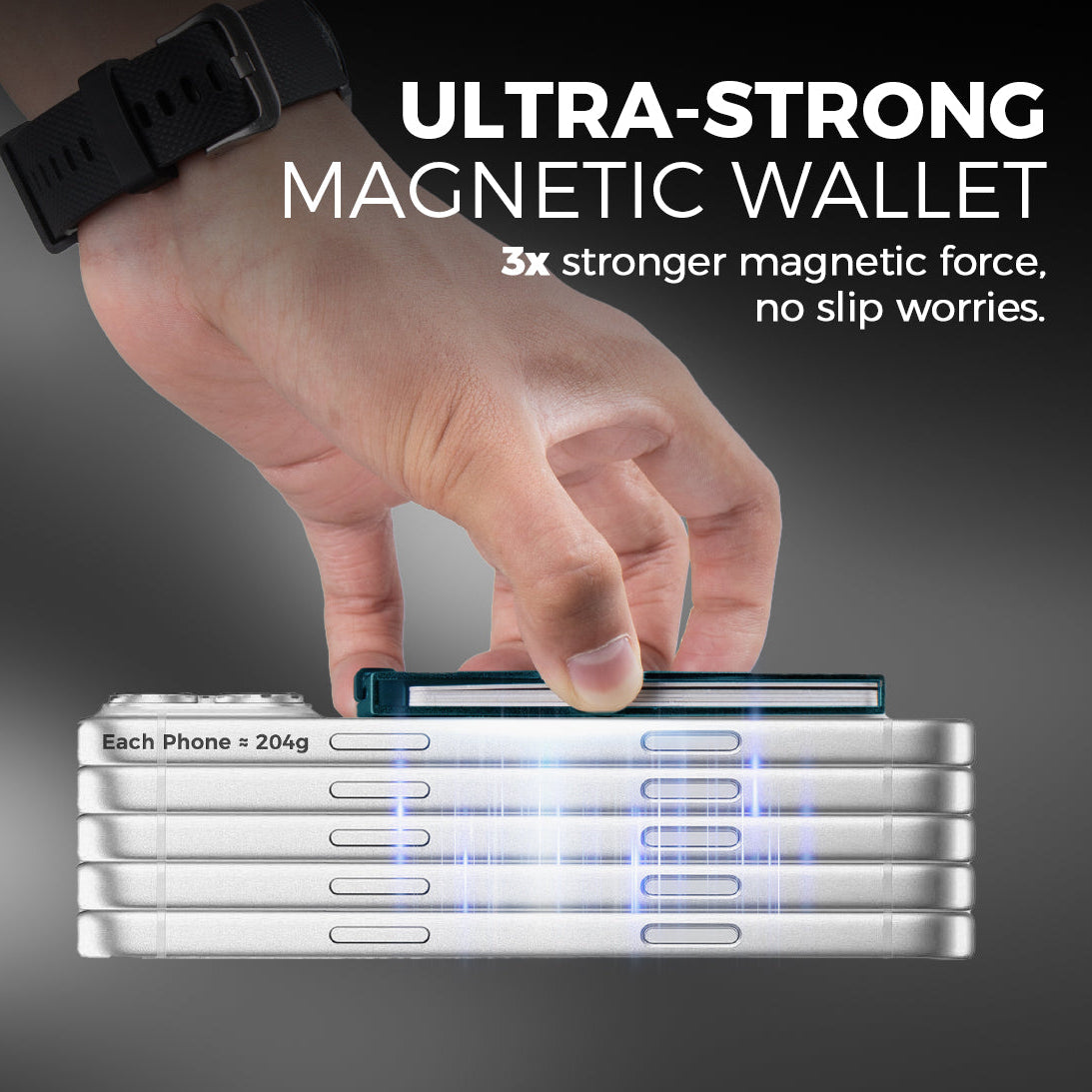 LORZOR Slim MagSafe Wallet 極簡磁吸卡片銀包