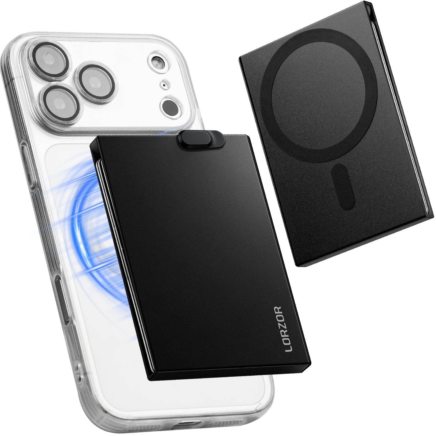 LORZOR Slim MagSafe Wallet 極簡磁吸卡片銀包