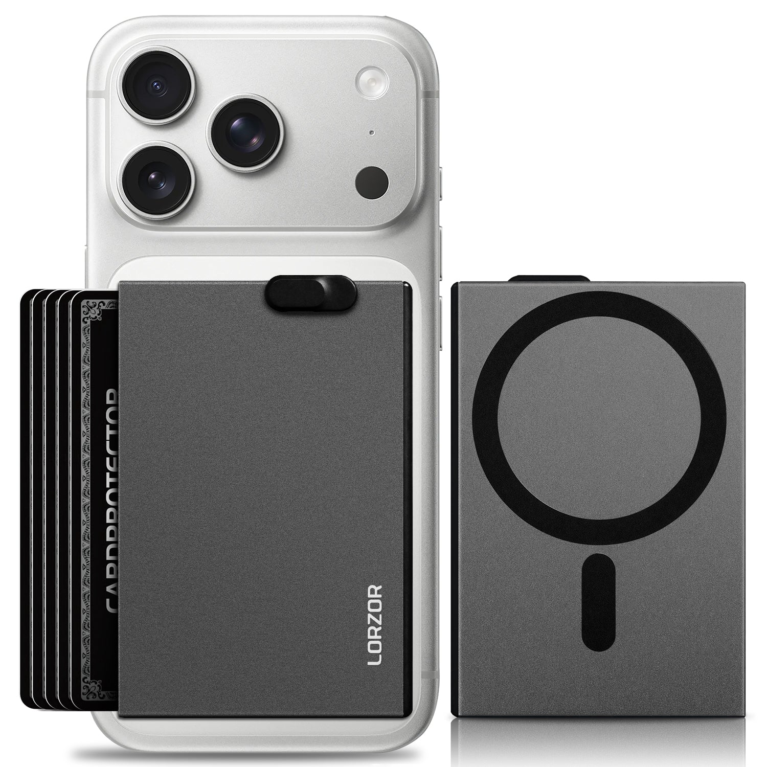 LORZOR Slim MagSafe Wallet 極簡磁吸卡片銀包