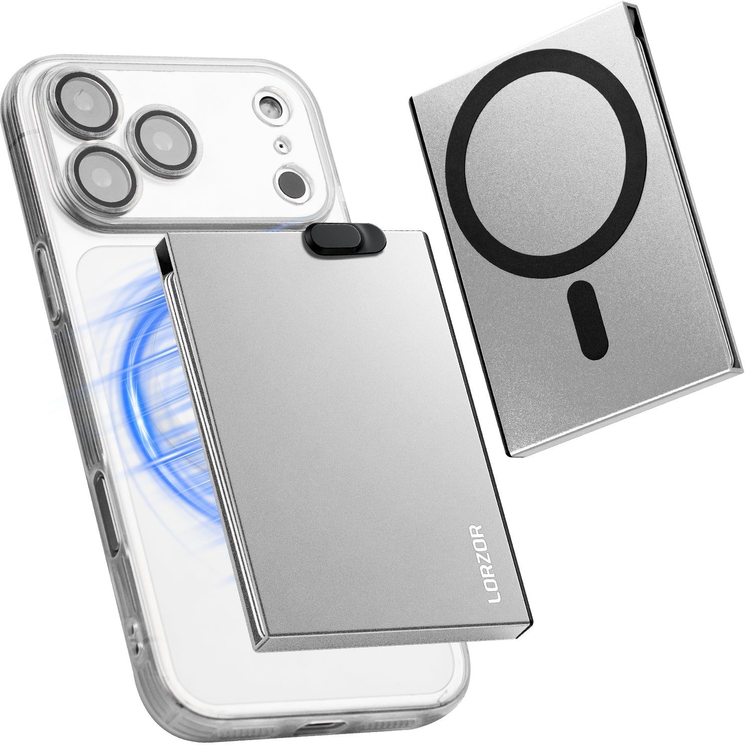 LORZOR Slim MagSafe Wallet 極簡磁吸卡片銀包