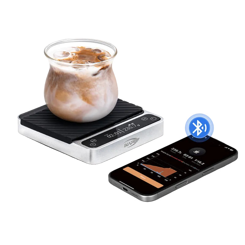 IKAPE  V2 Pro 智能咖啡電子秤｜藍牙 APP 同步｜0.1g 精準秤重