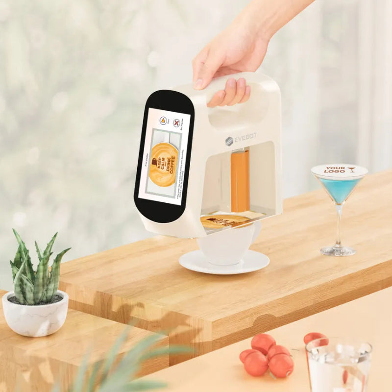 EVEBOT Smart 食品印花機｜咖啡拉花打印機｜5×10cm｜300dpi｜Wi‑Fi｜Type‑C