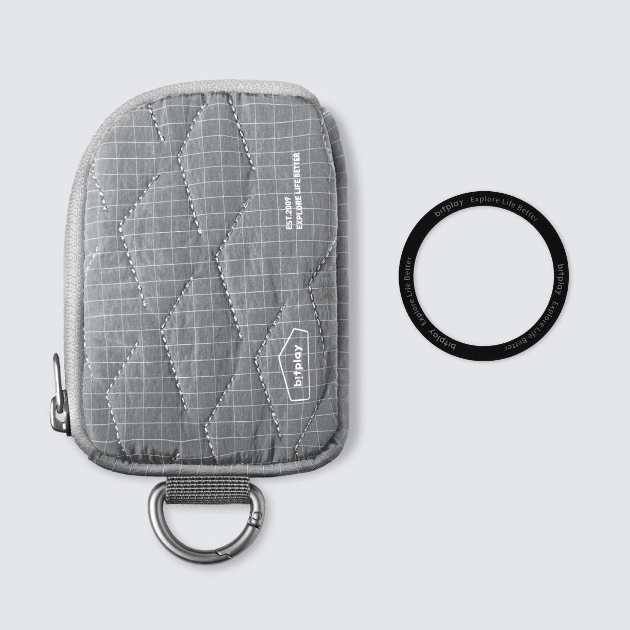 bitplay Magnetic Quilted Mini Pouch 磁吸菱格小包
