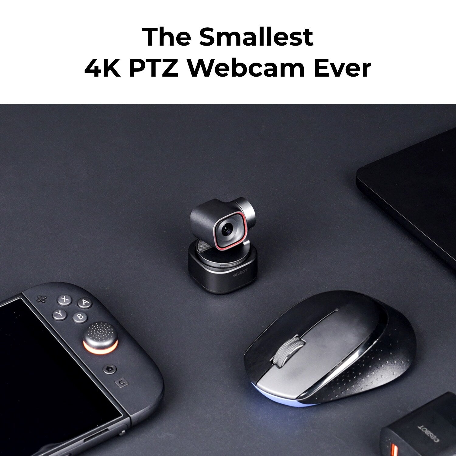 OBSBOT Tiny 3－AI 4K PTZ 網絡攝影機產品