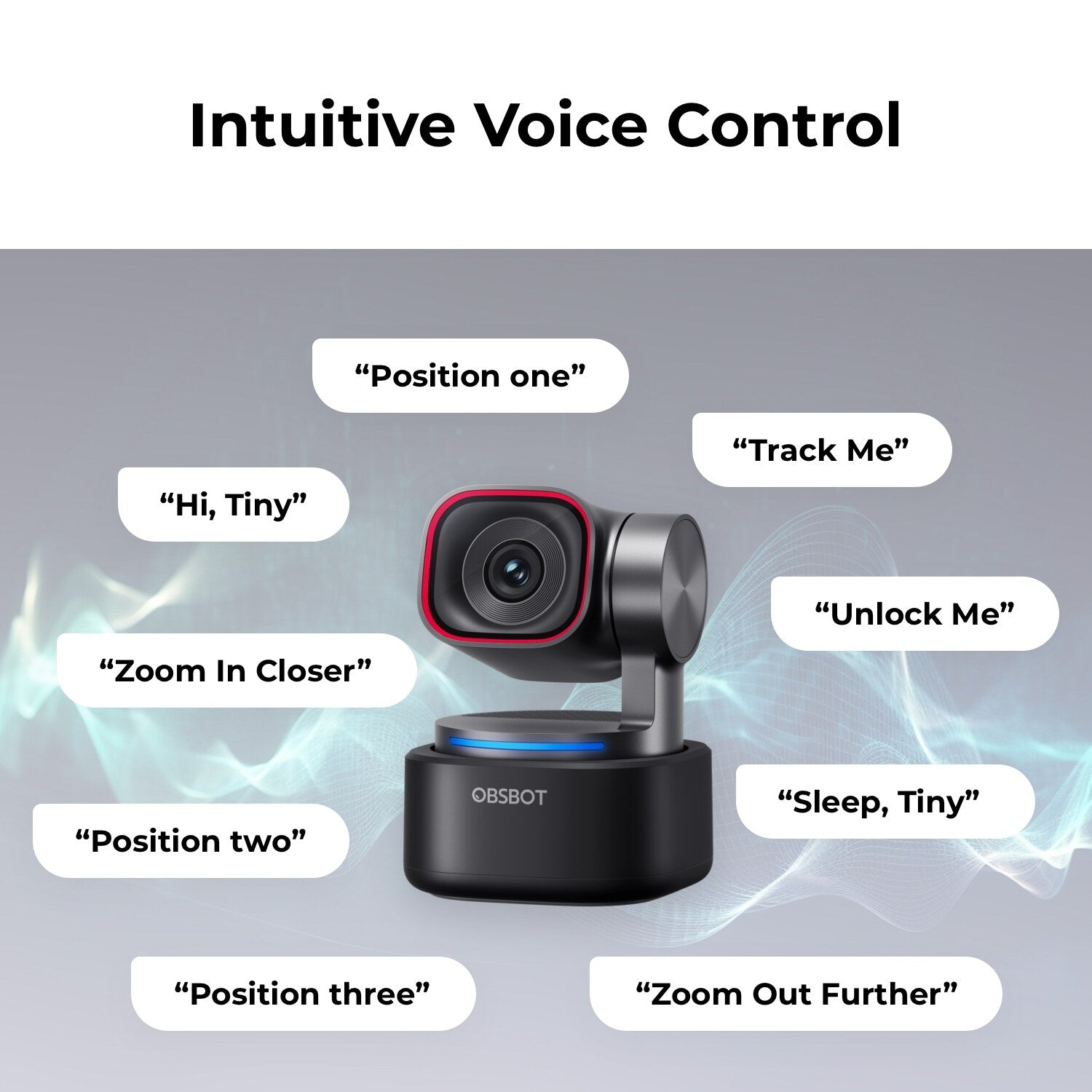 OBSBOT Tiny 3－AI 4K PTZ 網絡攝影機產品