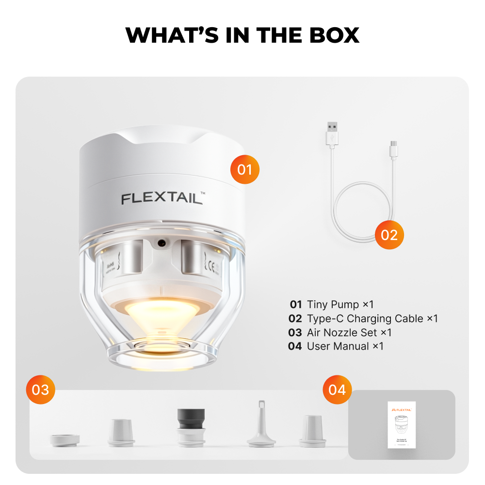 FLEXTAIL Tiny Pump 3X 超輕量三合一充氣配件圖