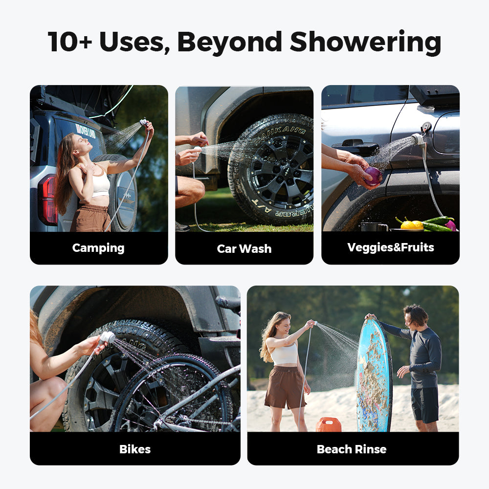FLEXTAIL Tiny Shower 迷你戶外淋浴器產品場景圖