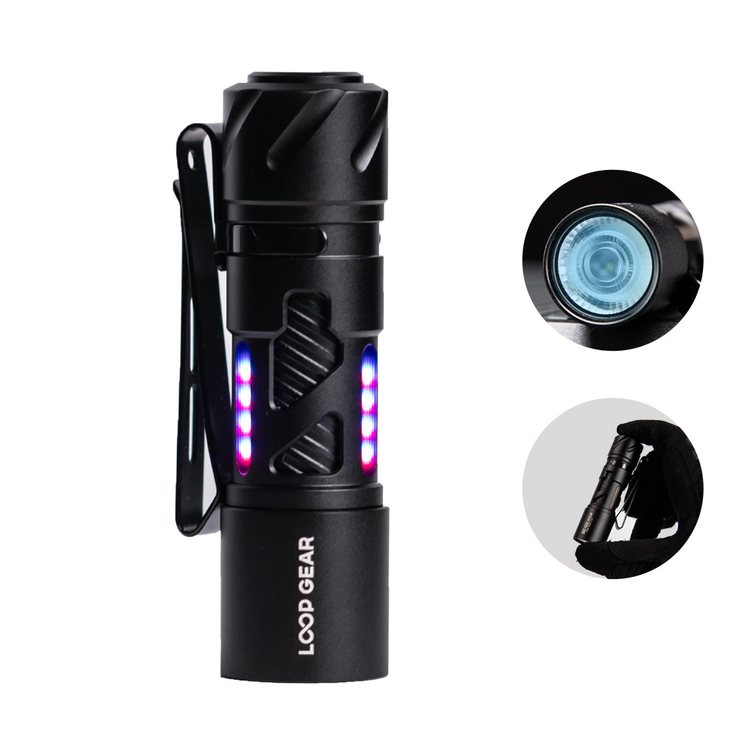 LOOP GEAR SK03 RGB 鋁合金 EDC 迷你手電筒