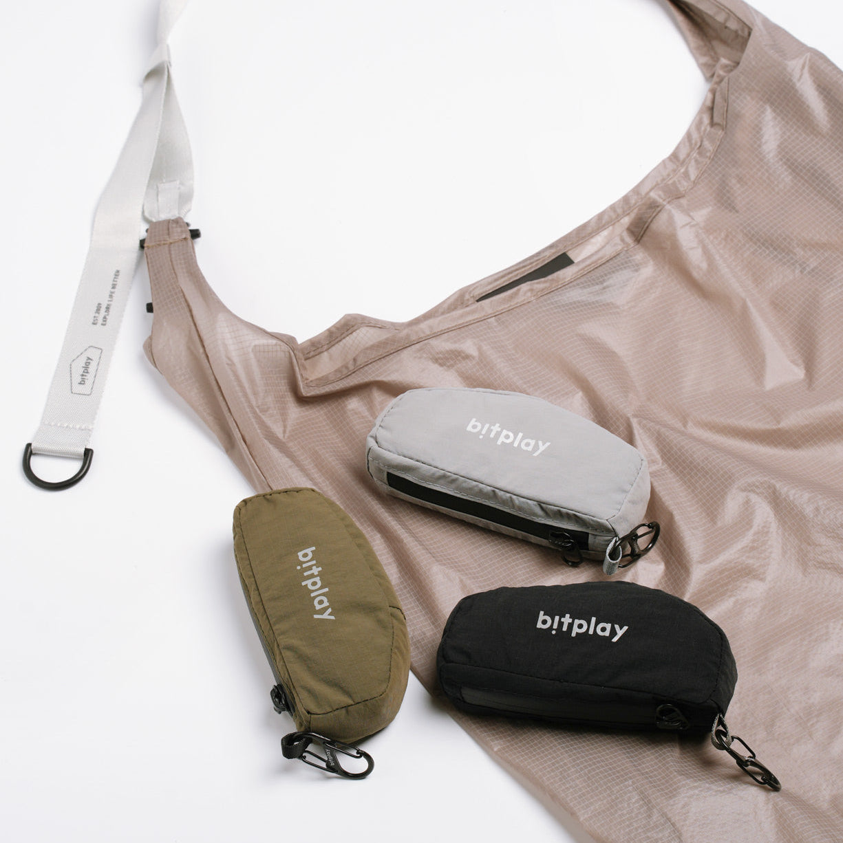 BITPLAY Foldable Crossbody Shopping Bag 自收納斜背購物袋