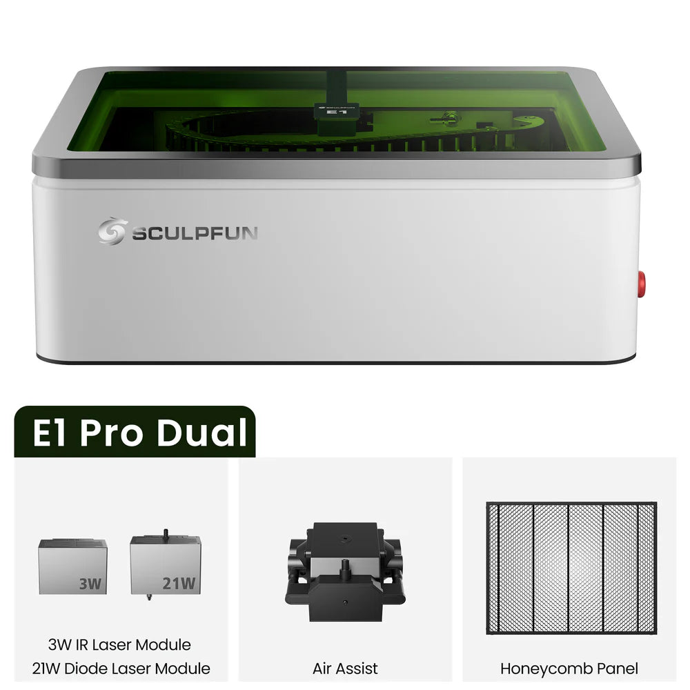 SCULPFUN E1 21W Dual Laser