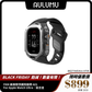 AULUMU FKM 氟橡膠保護殼錶帶 A01 ｜For Apple Watch Ultra ｜碳纖維與鈦金屬外殼選擇