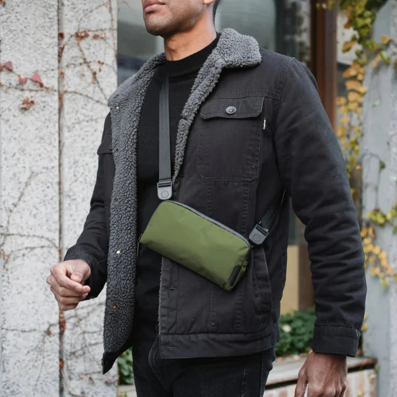 ALPAKA Flight Pouch 2in1 防撕裂手機包｜採用 Axoflux 210D 防撕裂尼龍材質與 YKK Aquaguard 防水拉鍊