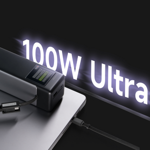 SHARGE HyperTower 170W 行動電源｜25000mAh 大容量｜內置雙 USB‑C 線