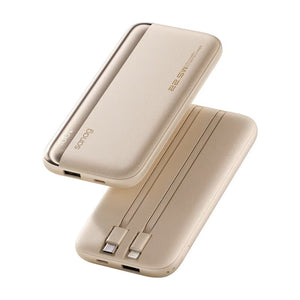 SANAG 10000mAh 自帶雙綫行動電源 K25｜雙綫內建設計｜穩定快充技術
