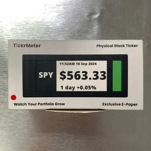 TICKRMETER E-Ink Stock Ticker 桌面股價顯示器 #1817 ( 陳列品/瑕疵品特價出售 )