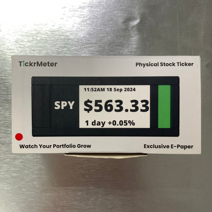TICKRMETER E-Ink Stock Ticker 桌面股價顯示器 #1817 ( 陳列品/瑕疵品特價出售 )