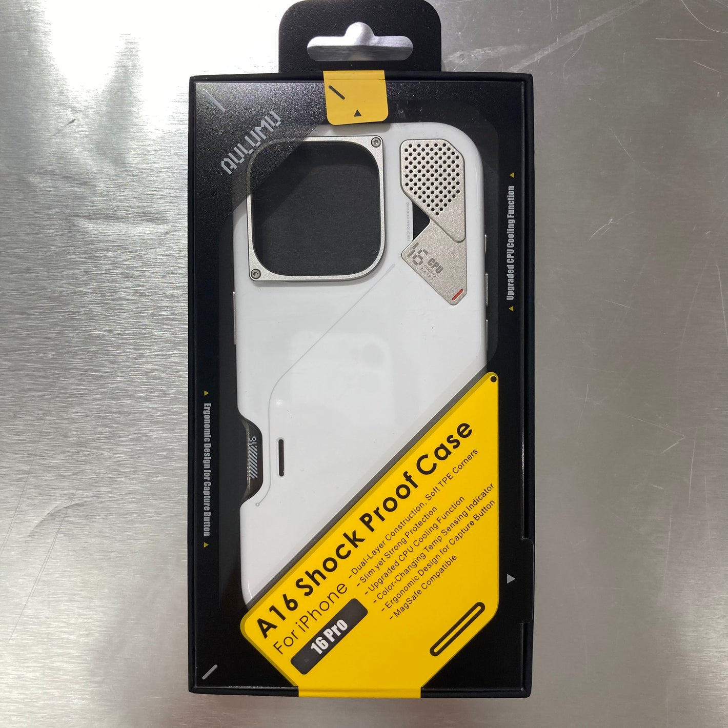AULUMU Slim Shockproof Case 散熱防摔手機殼 - iPhone 16 Pro/Pro Max 專用 #1838 ( 陳列品/瑕疵品特價出售 )