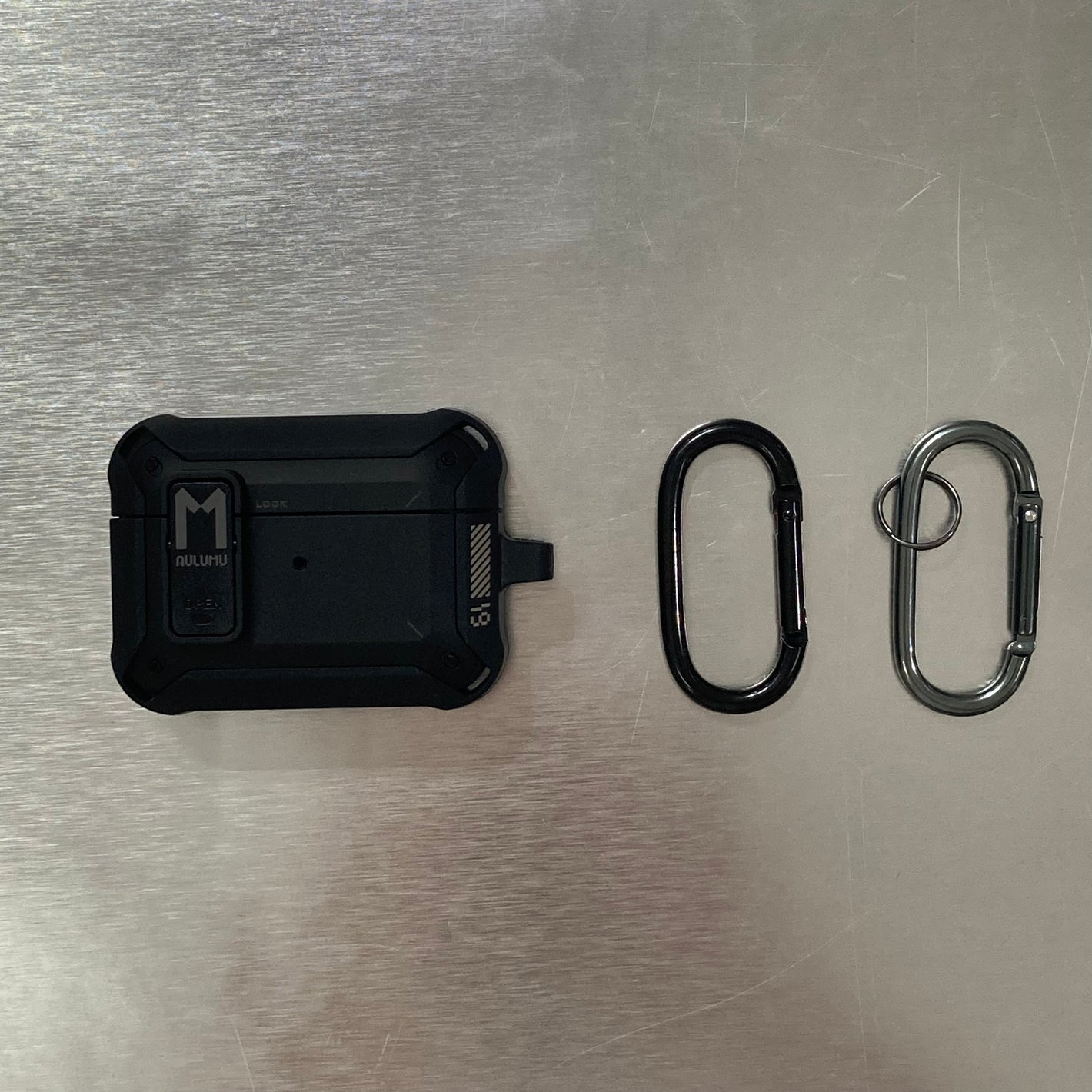 AULUMU 機能風耳機保護殼 適用AirPods Pro 附鑰匙扣 A19 #1843 ( 陳列品/瑕疵品特價出售 )