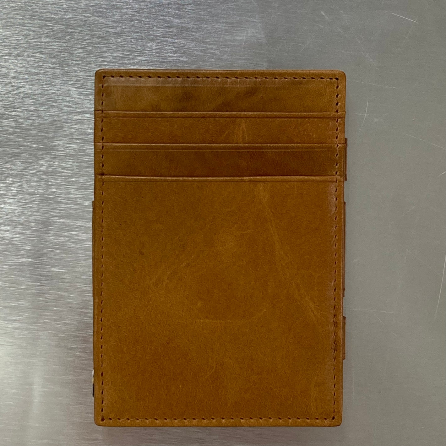 GARZINI Magic Wallet 高級粒面皮革RFID防盜卡包 #1896 ( 陳列品/瑕疵品特價出售 )