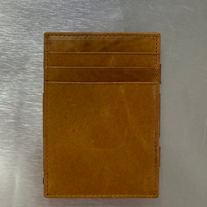 GARZINI Magic Wallet 高級粒面皮革RFID防盜卡包 #1896 ( 陳列品/瑕疵品特價出售 )