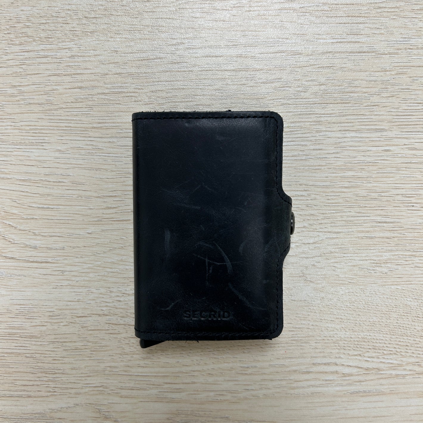 SECRID MiniWallet Vintage 雙層真牛皮防盜銀包 #1268 ( 陳列品/瑕疵品特價出售 )
