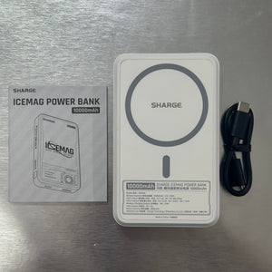 【3C安全認證】SHARGE ICEMAG 磁吸行動電源 10000mAh #1937 ( 陳列品/瑕疵品特價出售 )