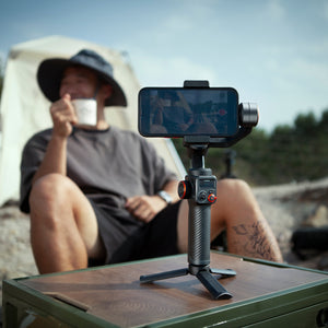 HOHEM Isteady M6 Kit｜三軸手機穩定器 - 固定機位拍攝，使用場景示意