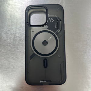 AULUMU Semi-Translucent Frosted Case 磁吸手機殼｜iPhone 15 系列 #1947 ( 陳列品/瑕疵品特價出售 )