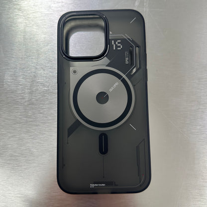 AULUMU Semi-Translucent Frosted Case 磁吸手機殼｜iPhone 15 系列 #1947 ( 陳列品/瑕疵品特價出售 )
