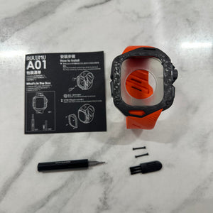 AULUMU FKM 氟橡膠保護殼錶帶 A01 ｜For Apple Watch Ultra  #1968( 陳列品/瑕疵品特價出售 )