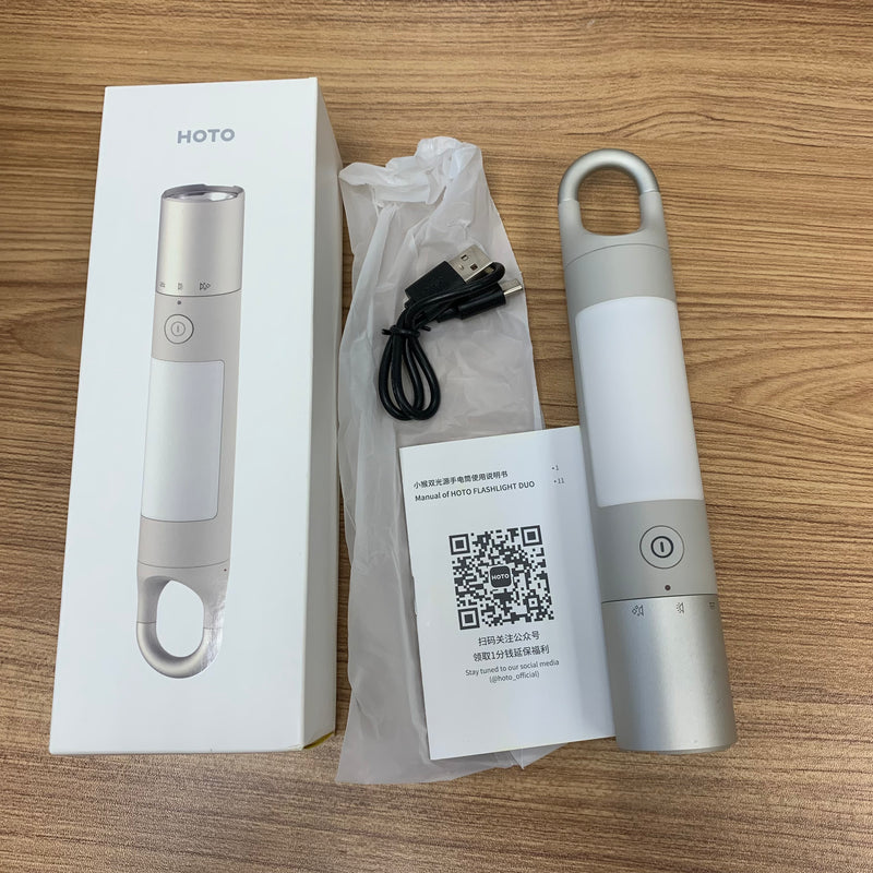 HOTO 雙光源手電筒 QWSDT002