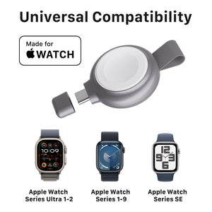 INVZI Fast Wireless Charger MFi便攜式Apple Watch充電器 NVZAWC01