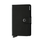 SECRID Miniwallet Matte Satin Steel 真皮防盜銀包 ｜一鍵彈出卡槽｜RFID防盜保護