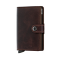 SECRID Miniwallet Matte Satin Steel 真皮防盜銀包 ｜一鍵彈出卡槽｜RFID防盜保護