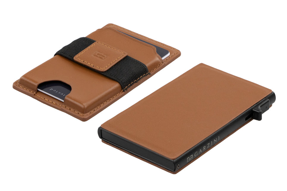 GARZINI MagSafe Metal Wallet｜二合一金屬卡包｜金屬卡夾與皮革錢包可分開或結合使用
