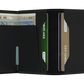 SECRID Twinwallet Optical Titanium Blue 真皮防盜銀包 ｜雙卡槽極大容量｜RFID防盜保護
