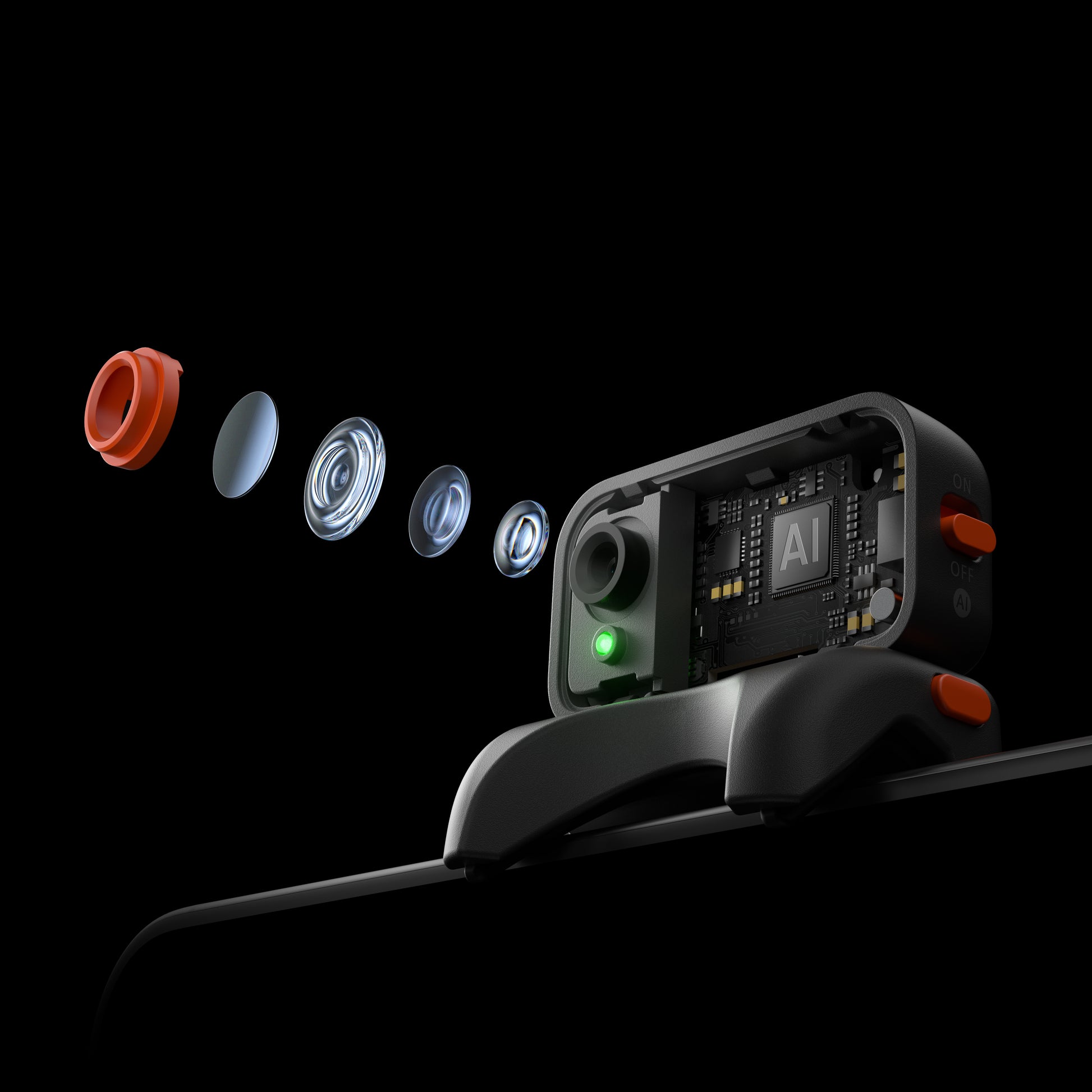 HOHEM Isteady V3 手機雲台 - AI 追蹤器內部結構展示