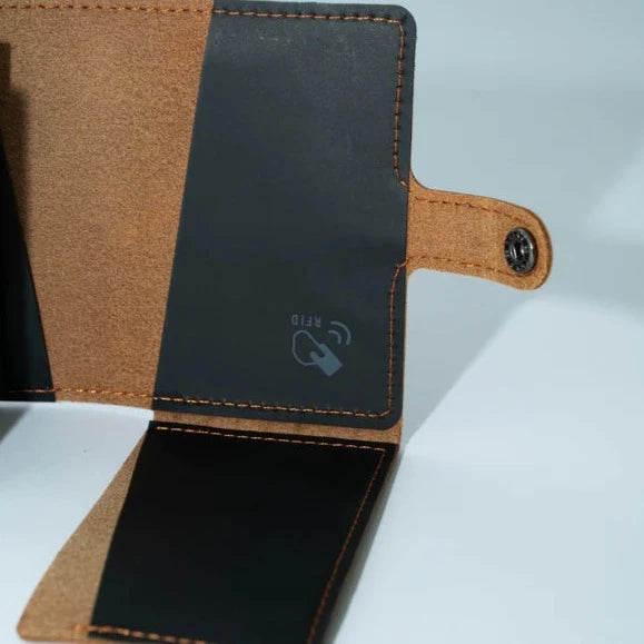 NIID Slide III｜防刮牛皮RFID銀包｜RFID 防盜技術保護
