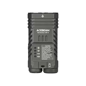 Acebeam Terminator M2-X EDC 手電筒，雙光源設計與 RGB 輔助光，適合戶外與日常使用