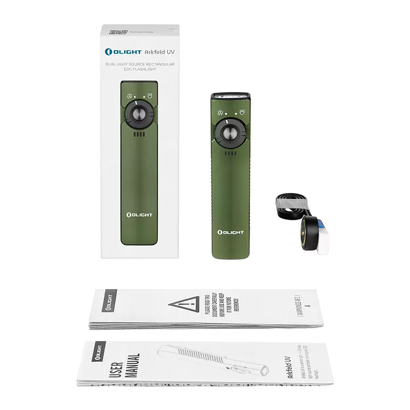 OLIGHT Arkfeld UV 雙光源隨身EDC手電筒