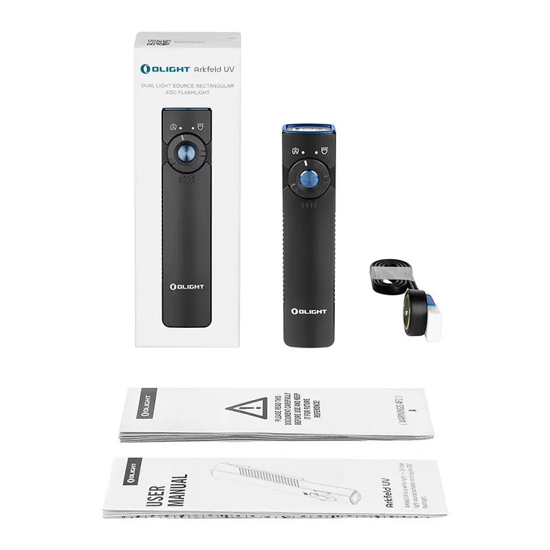 OLIGHT Arkfeld UV 雙光源隨身EDC手電筒