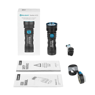 OLIGHT 白光+UV LED 手電筒 Seeker 4 Mini