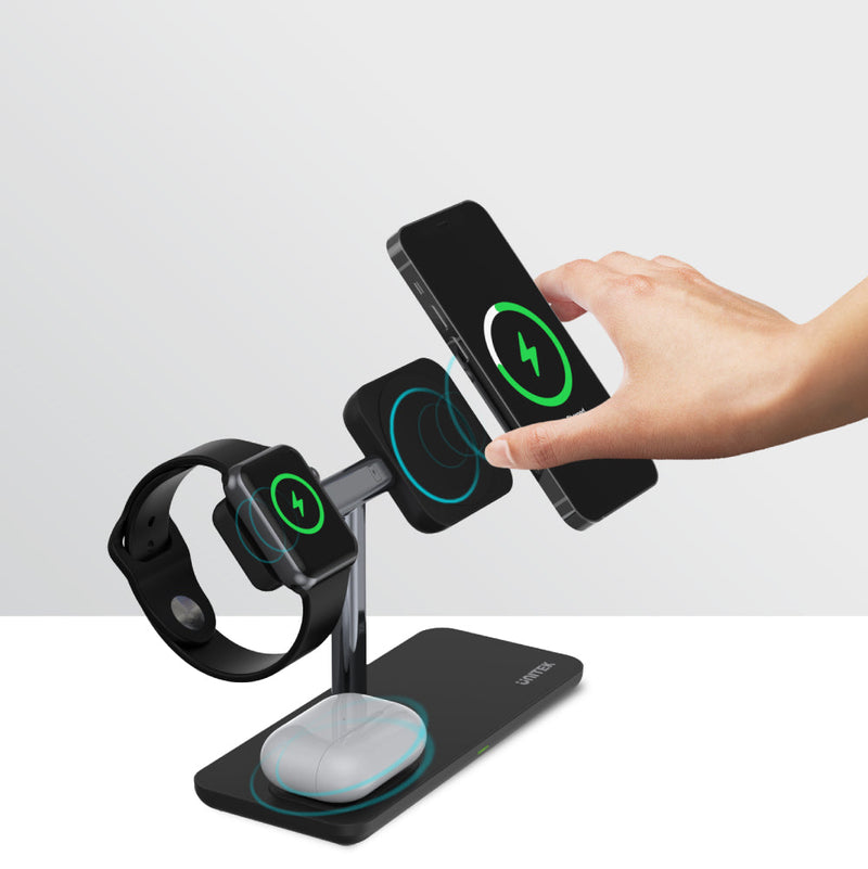 UNITEK MagMighty TRI 三合一可分割磁性無線充電座 P1212A