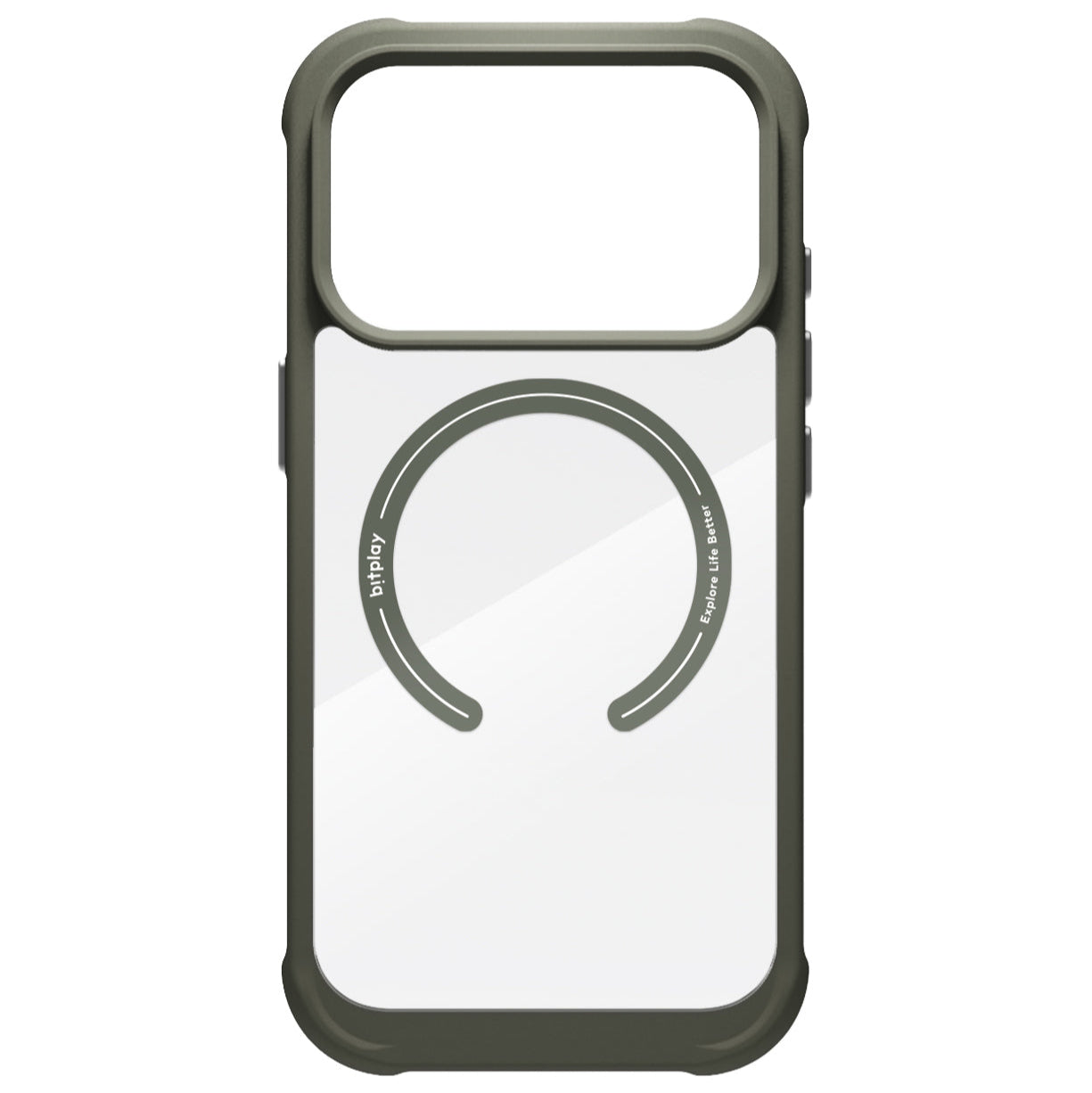 BITPLAY Wander Case 高透明抗刮背板設計展示。