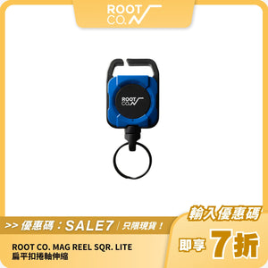 ROOT CO. MAG REEL SQR. LITE 扁平扣捲軸伸縮扣