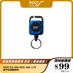 ROOT CO. MAG REEL SQR. LITE 扁平扣捲軸伸縮扣